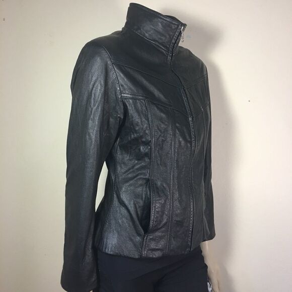 Wilsons Maxima Black Leather Jacket - Picture 4 of 13
